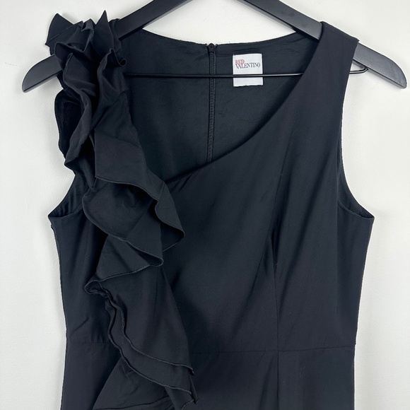 RED VALENTINO BLACK DRESS - Picture 3 of 6